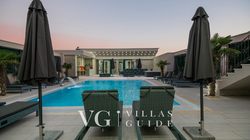 Villa President with a heated pool, wellness, and amenities