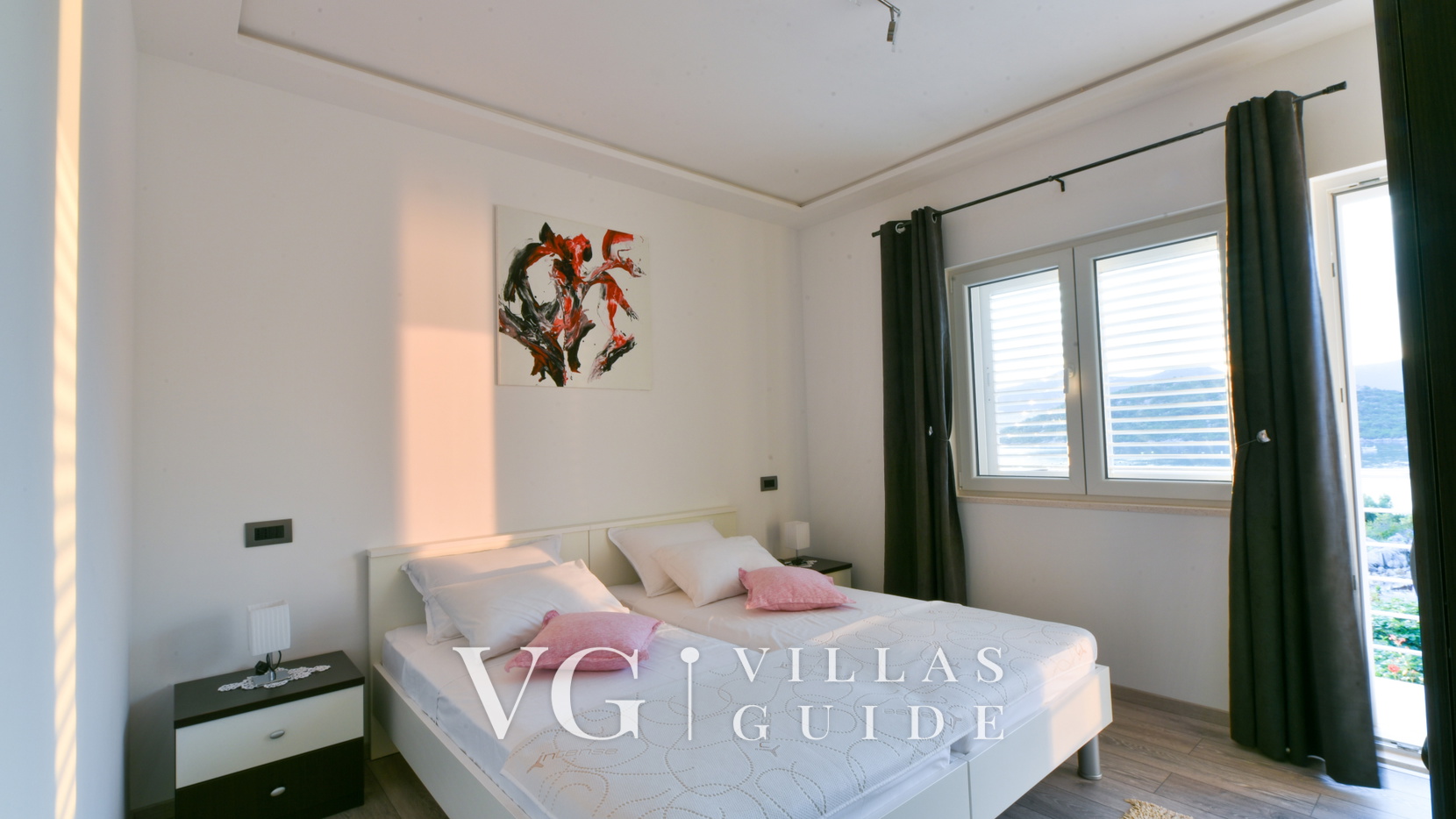 Villa Seafront Maris Camera da letto