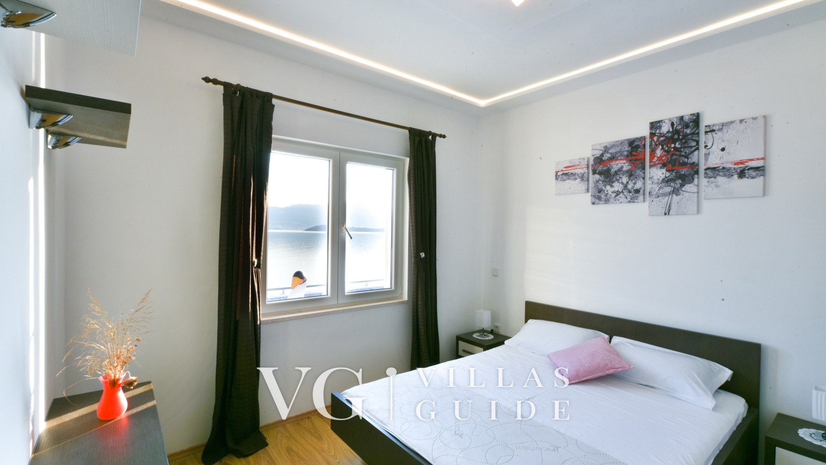 Villa Seafront Maris Camera da letto